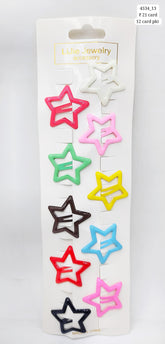 Kids Tic Tac Hair Clip Mix Color (12 Box Packet)